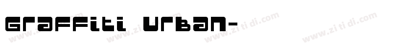 Graffiti Urban字体转换